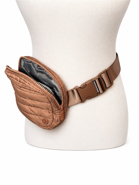 GAIAM Other - GAIAM Quilted Waist Pack in Tan Brown